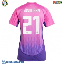 Fotballdrakt Dame Tyskland Ilkay Gundogan #21 Bortedrakt EM 2024 Kortermet